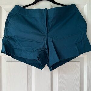 J. Crew Tailored Teal Shorts